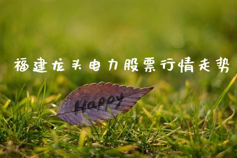 福建龙头电力股票行情走势_https://www.qdlswl.com_股票_第1张