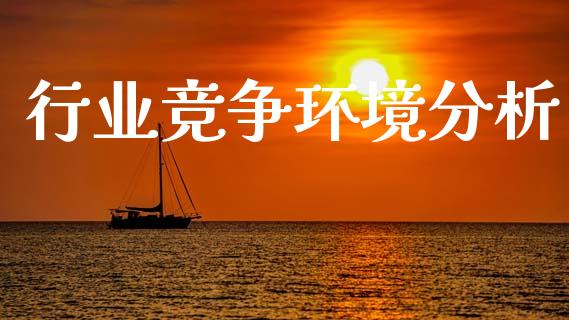 行业竞争环境分析_https://www.qdlswl.com_期货_第1张
