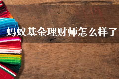 蚂蚁基金理财师怎么样了_https://www.qdlswl.com_理财_第1张