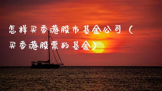 怎样买香港股市基金公司（买香港股票的基金）_https://www.qdlswl.com_理财_第1张