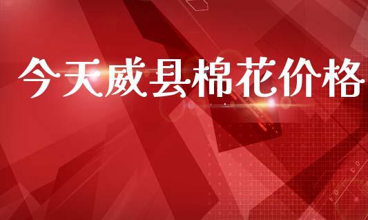 今天威县棉花价格_https://www.qdlswl.com_期货_第1张