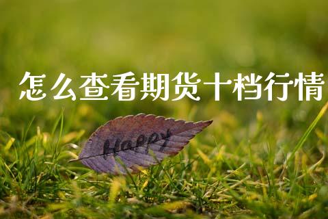 怎么查看期货十档行情_https://www.qdlswl.com_直播_第1张