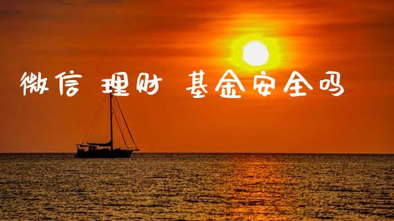 微信 理财 基金安全吗_https://www.qdlswl.com_理财_第1张