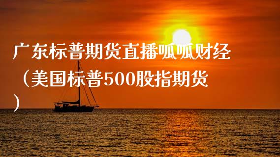 广东标普期货直播呱呱财经（美国标普500股指期货）_https://www.qdlswl.com_直播_第1张