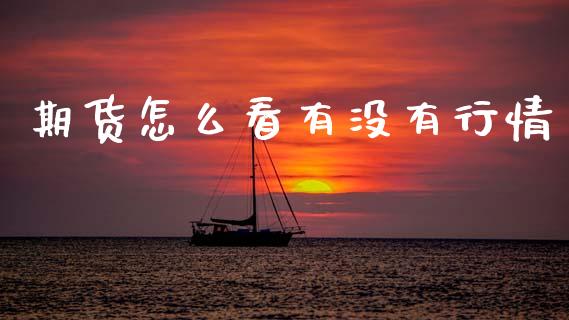 期货怎么看有没有行情_https://www.qdlswl.com_直播_第1张
