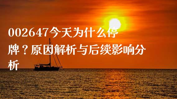 002647今天为什么停牌？原因解析与后续影响分析_https://www.qdlswl.com_内盘_第1张
