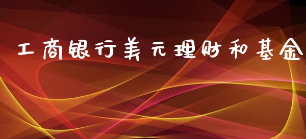 工商银行美元理财和基金_https://www.qdlswl.com_基金_第1张