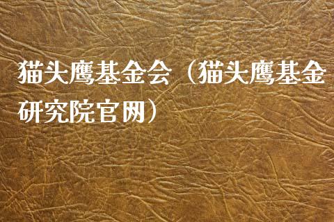 猫头鹰基金会（猫头鹰基金研究院官网）_https://www.qdlswl.com_理财_第1张