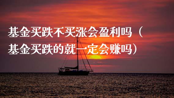 基金买跌不买涨会盈利吗（基金买跌的就一定会赚吗）_https://www.qdlswl.com_基金_第1张
