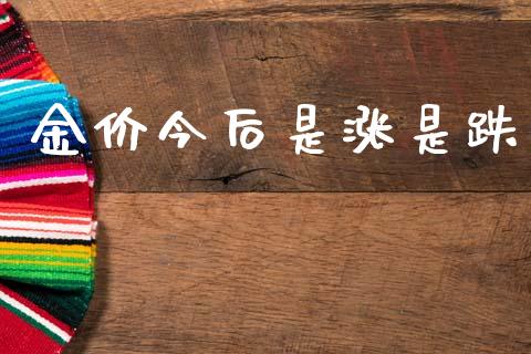 金价今后是涨是跌_https://www.qdlswl.com_期货_第1张
