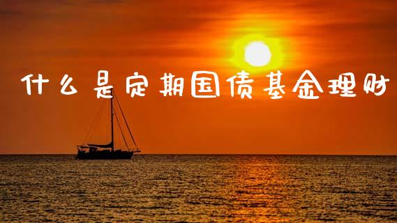 什么是定期国债基金理财_https://www.qdlswl.com_基金_第1张