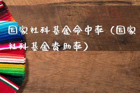 国家社科基金命中率（国家社科基金资助率）_https://www.qdlswl.com_基金_第1张