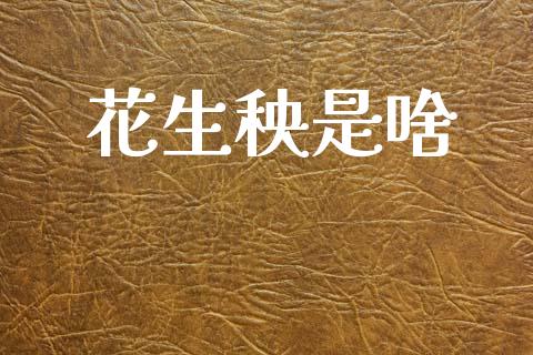花生秧是啥_https://www.qdlswl.com_期货_第1张