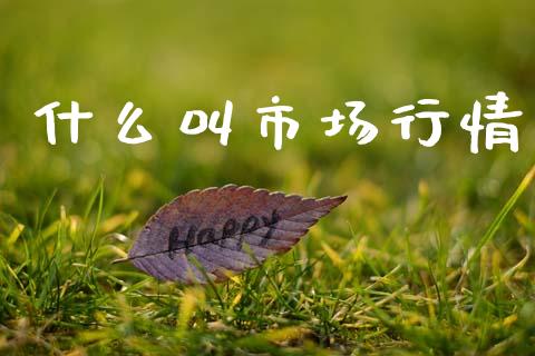 什么叫市场行情_https://www.qdlswl.com_股指_第1张