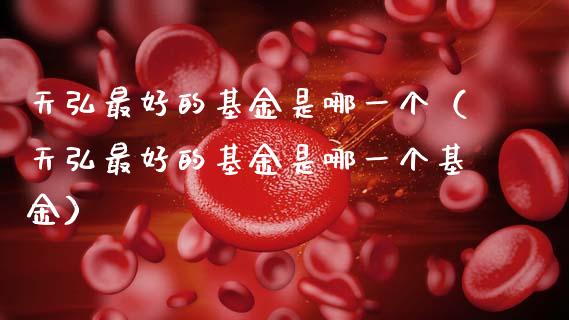 天弘最好的基金是哪一个（天弘最好的基金是哪一个基金）_https://www.qdlswl.com_基金_第1张