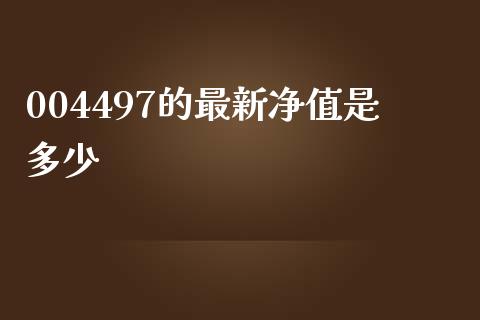 004497的最新净值是多少_https://www.qdlswl.com_外盘_第1张