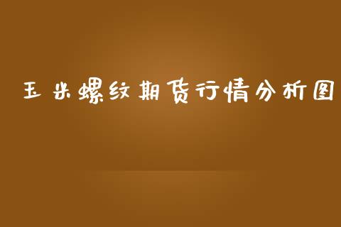 玉米螺纹期货行情分析图_https://www.qdlswl.com_直播_第1张