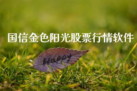 国信金色阳光股票行情软件_https://www.qdlswl.com_外盘_第1张