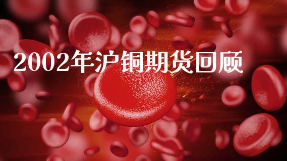 2002年沪铜期货回顾_https://www.qdlswl.com_股指_第1张