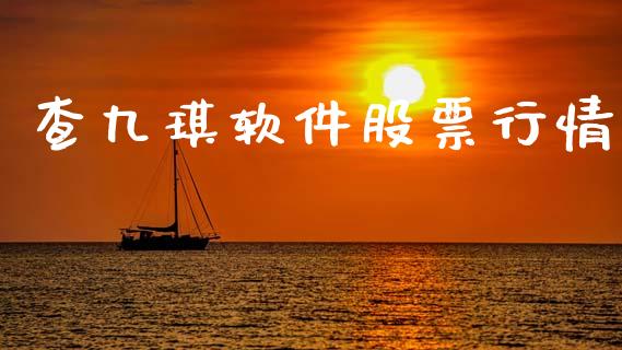 查九琪软件股票行情_https://www.qdlswl.com_外盘_第1张