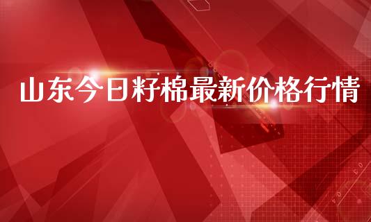 山东今日籽棉最新价格行情_https://www.qdlswl.com_期货_第1张