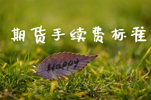 期货手续费标准_https://www.qdlswl.com_股指_第1张