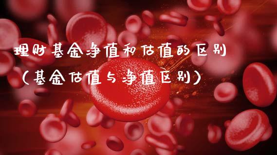 理财基金净值和估值的区别（基金估值与净值区别）_https://www.qdlswl.com_基金_第1张