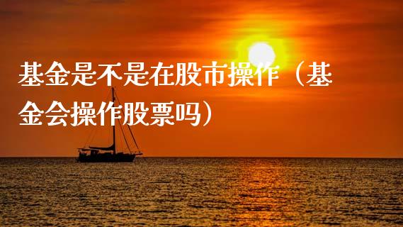 基金是不是在股市操作（基金会操作股票吗）_https://www.qdlswl.com_理财_第1张