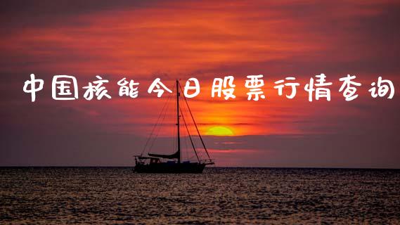 中国核能今日股票行情查询_https://www.qdlswl.com_股票_第1张
