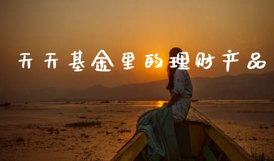 天天基金里的理财产品_https://www.qdlswl.com_理财_第1张
