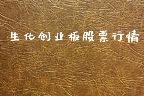 生化创业板股票行情_https://www.qdlswl.com_内盘_第1张