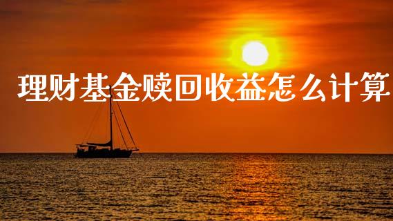 理财基金赎回收益怎么计算_https://www.qdlswl.com_理财_第1张