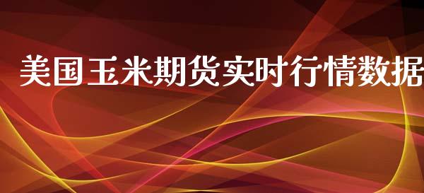 美国玉米期货实时行情数据_https://www.qdlswl.com_股指_第1张