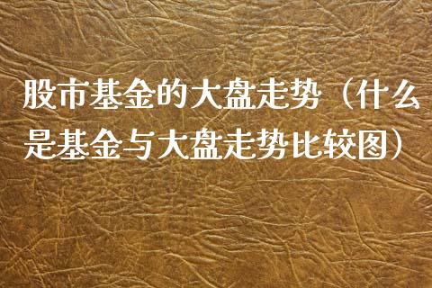 股市基金的大盘走势（什么是基金与大盘走势比较图）_https://www.qdlswl.com_理财_第1张