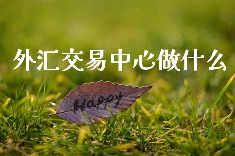 外汇交易中心做什么_https://www.qdlswl.com_股指_第1张