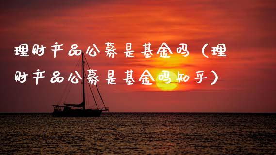 理财产品公募是基金吗（理财产品公募是基金吗知乎）_https://www.qdlswl.com_理财_第1张