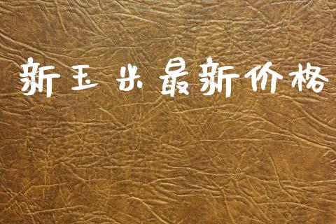 新玉米最新价格_https://www.qdlswl.com_股指_第1张