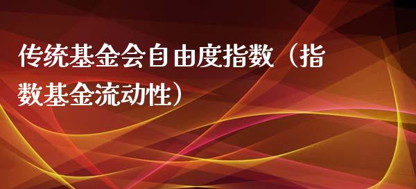 传统基金会自由度指数（指数基金流动性）_https://www.qdlswl.com_基金_第1张