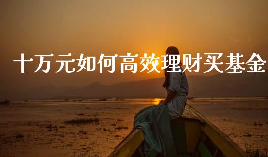 十万元如何高效理财买基金_https://www.qdlswl.com_理财_第1张