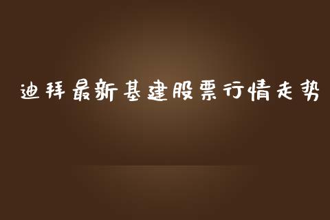 迪拜最新基建股票行情走势_https://www.qdlswl.com_外盘_第1张