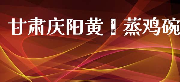 甘肃庆阳黄焖蒸鸡碗_https://www.qdlswl.com_股指_第1张