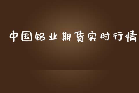 中国铝业期货实时行情_https://www.qdlswl.com_股指_第1张