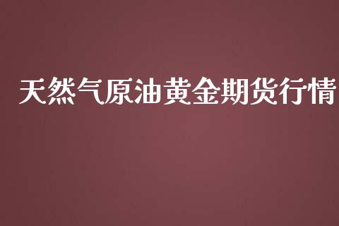 天然气原油黄金期货行情_https://www.qdlswl.com_期货_第1张