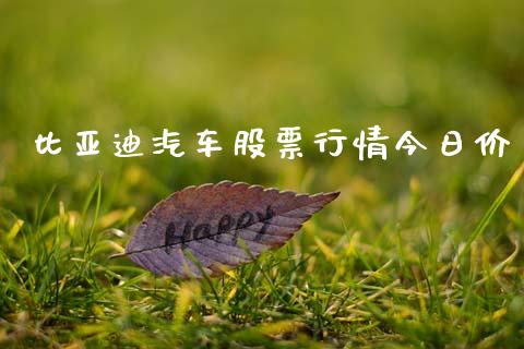 比亚迪汽车股票行情今日价_https://www.qdlswl.com_外盘_第1张