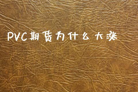 PVC期货为什么大涨_https://www.qdlswl.com_内盘_第1张