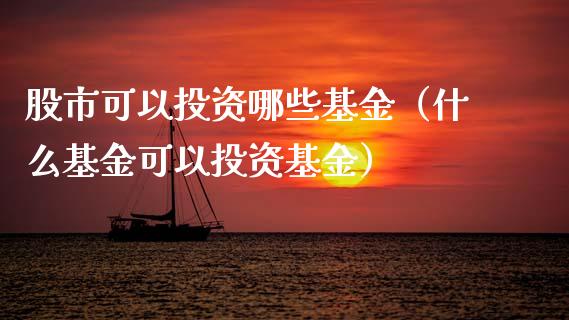 股市可以投资哪些基金（什么基金可以投资基金）_https://www.qdlswl.com_基金_第1张