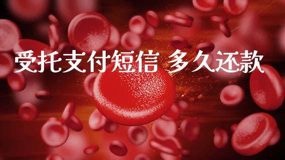 受托支付短信 多久还款_https://www.qdlswl.com_基金_第1张