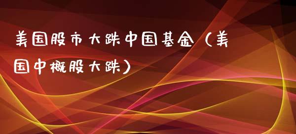 美国股市大跌中国基金（美国中概股大跌）_https://www.qdlswl.com_理财_第1张