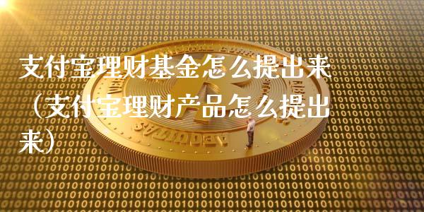 支付宝理财基金怎么提出来（支付宝理财产品怎么提出来）_https://www.qdlswl.com_理财_第1张
