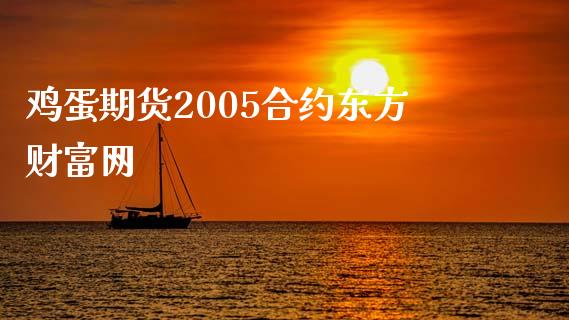 鸡蛋期货2005合约东方财富网_https://www.qdlswl.com_股指_第1张